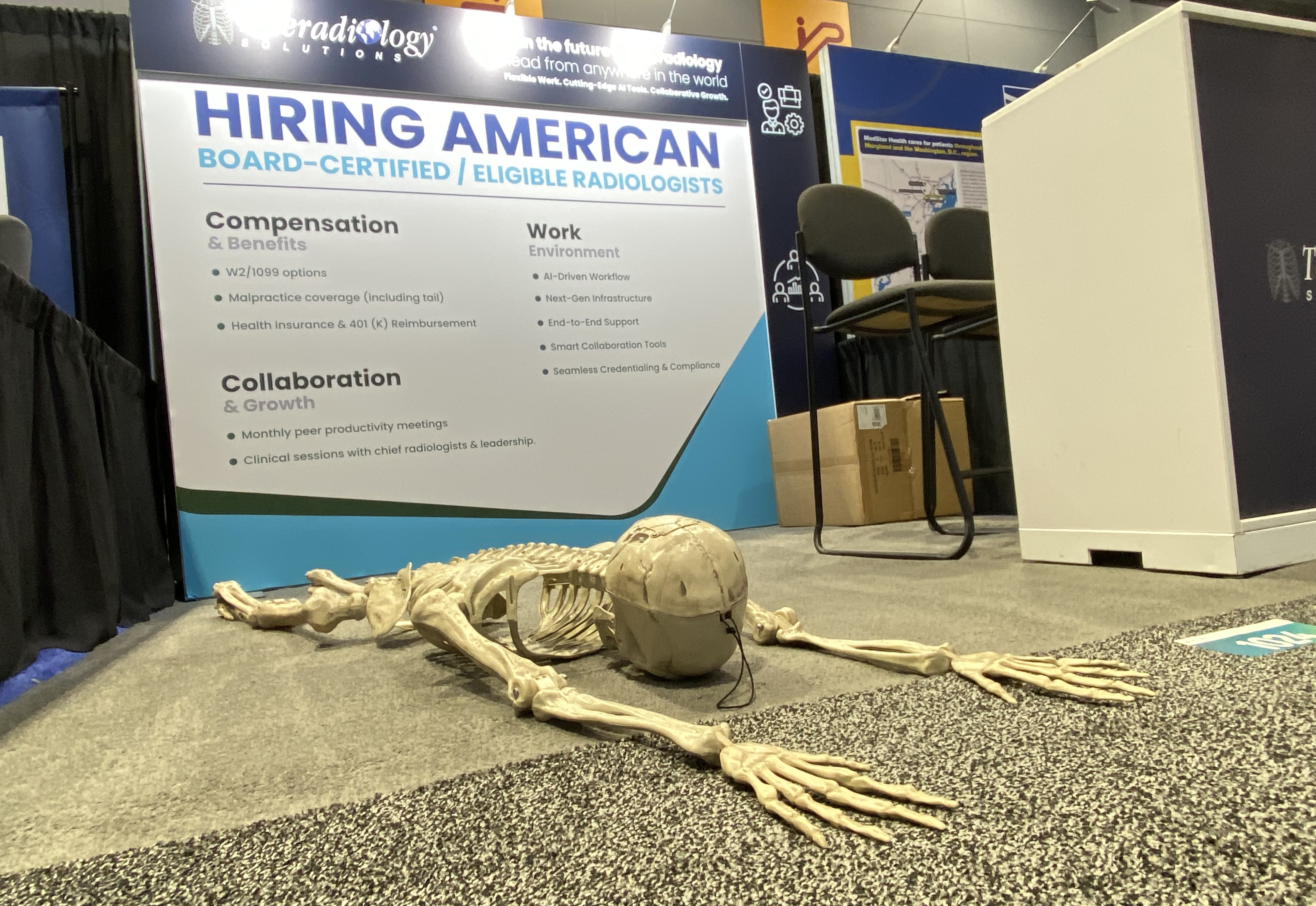 Large Radiography Booth PHOTO GALLERY: Radiology technologies at RSNA 2025