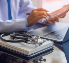 doctor comparing the costs of different medical treatments