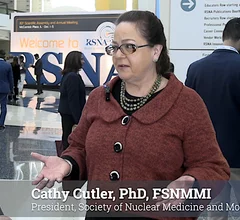 Video of SNMMI President Cathy Cutler explaining the efforts to get U.S. production started for Mo-99 for a domestic supply of nuclear imaging isotopes. #RSNA #SNMMI #RSNA24 #RSNA2024 #isotopeshortage