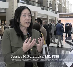 Jessica H. Porembka, MD, FSBI, associate professor, breast imaging division University of Texas Southwestern Medical Center, Dallas, and vice chair of strategy and quality, and quality assurance medical director, Parkland Radiology in Dallas, discusses what it means when a radiology report says a patient has an architectural distortion on their mammogram.