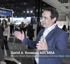 David A. Rosman, MD, MBA, deputy chief, radiology enterprise service, Mass General Brigham, explains details of a recent AJR article that showed imaging outside of hospitals could potentially save billions.