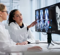 Radiologist Examining MRI 