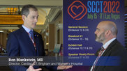 Ron Blankstein, MD, MSCCT, associate director, cardiovascular imaging program, director, cardiac computed tomography, Brigham and Women's Hospital, and professor of medicine, Harvard Medical School, was a co-author on the ACC 2021 Chest Pain Guidelines,[1] which now lists coronary computed tomography angiography (CCTA or CTA) as a 1A level recommendation for front line imaging. He gave an overview of the guidelines during the 2022 Society of Cardiovascular CT (SCCT) meeting in July. #SCCT2022