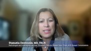 Interview with Stamatia Destounis, MD, FACR, a radiologist and managing partner at Elizabeth Wende Breast Care in Rochester, New York, chair of the American College of Radiology (ACR) Breast Commission, serves on the Public Information Advisors Committee for Radiological Society of North America (RSNA) and on the Society of Breast Imaging (SBI) Communication Committee. She discusses post-COVID economic issues facing breast imaging centers, including the "great resignation" and lower reimbursements.