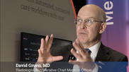 David Gruen radiologist and Merative Merge CMO speaking on radiology IT trends at HIMSS 2023. #HIMSS #HIMSS2023 #HIMSS23