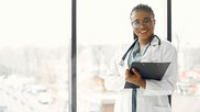 Happy doctor physician 