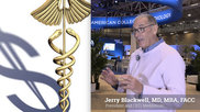 Medaxiom CEO Jerry Blackwell, MD, explains the role of private equity in cardiology and that it is a small player in cardiology practice ownership.