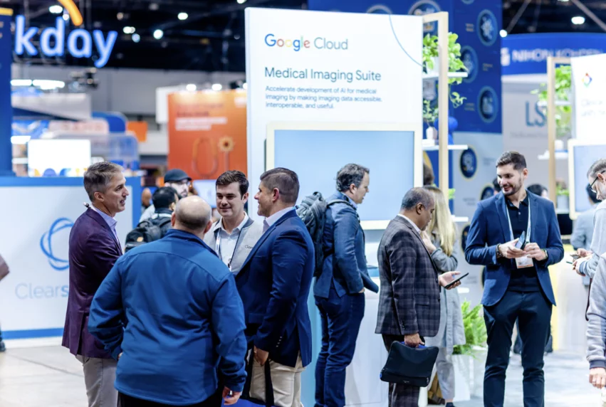 Google cloud imaging suite HIMSS23. Image courtesy of HIMSS