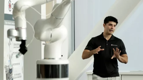 A robot in Wisconsin is being trained to do remote ultrasounds