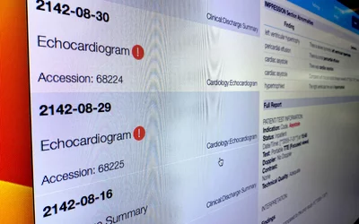 Echocardiogram list Data analytics emtelligent HIMSS23.