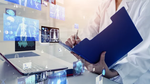 Visualized radiology data