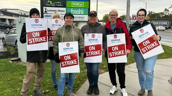Unifor staff strike
