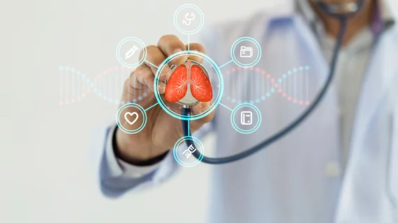 Lung cancer screening stethoscope