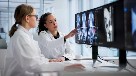 Radiologist Examining MRI 