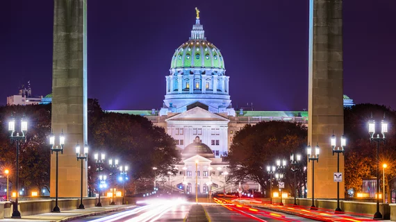 Pennsylvania state capitol building