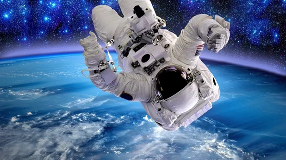 astronaut in space